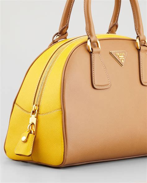 prada saffiano lux bowler satchel|Prada saffiano lux bag.